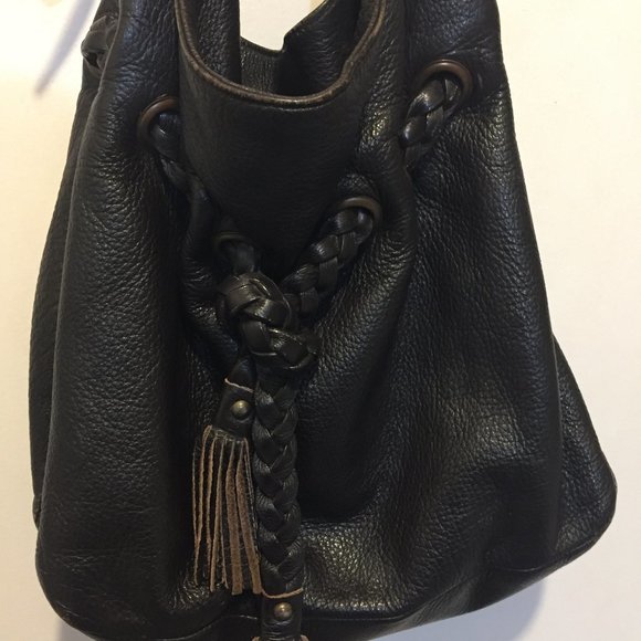 KOOBA LEATHER HANDBAG - Picture 1 of 16